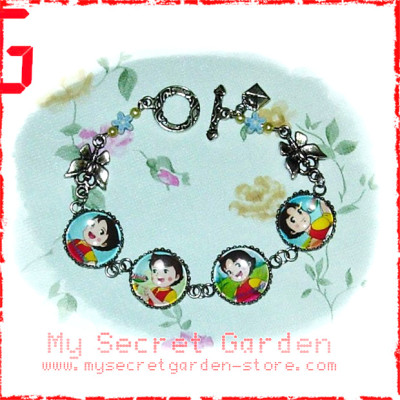 Heidi Girl Of The Alps ( Arupusu no Shojo Haiji ) アルプスの少女ハイジ anime Cabochon Bracelet  Heidi Girl Of The Alps ( Arupusu no Shojo Haiji ) アルプスの少女ハイジ anime Cabochon Bracelet